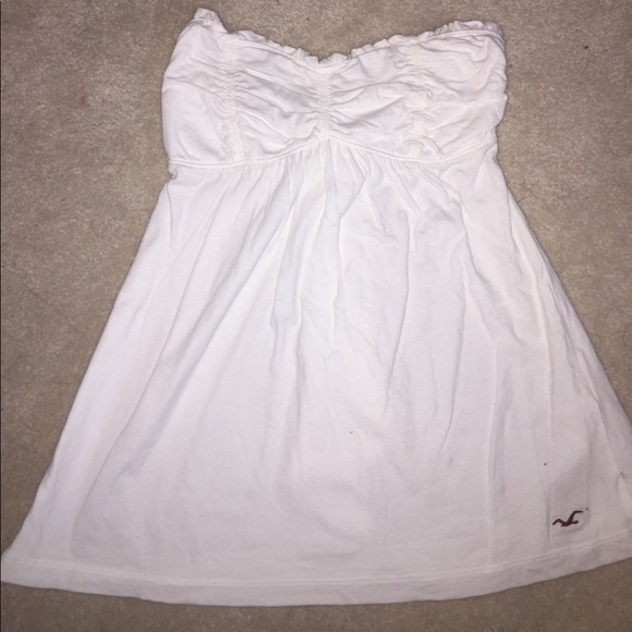 hollister strapless top